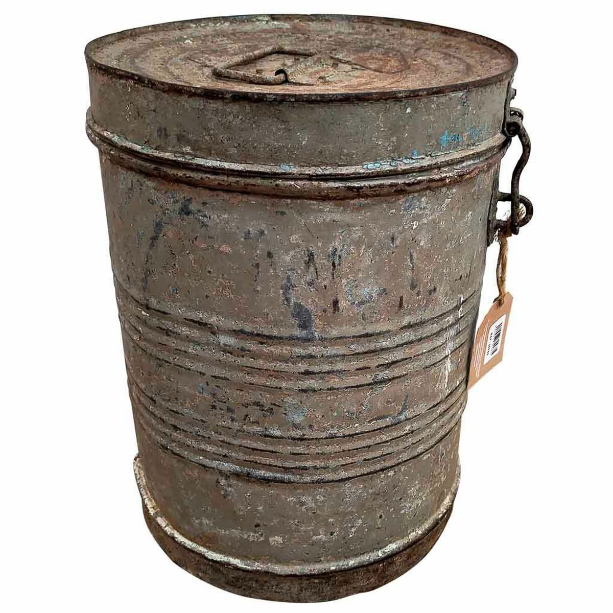 Decorative canister Alexandra House Living Grey Iron Traditional style 29 x 39 x 29 cm