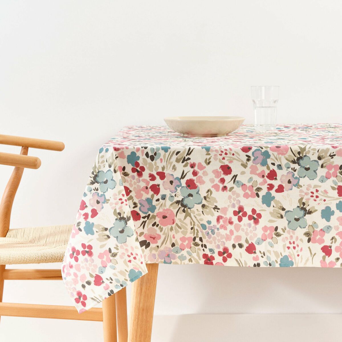 Stain-proof tablecloth Belum 0120-52 Multicolour 180 x 180 cm Flowers