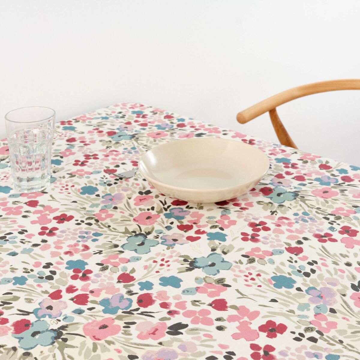 Stain-proof tablecloth Belum 0120-52 Multicolour 180 x 180 cm Flowers