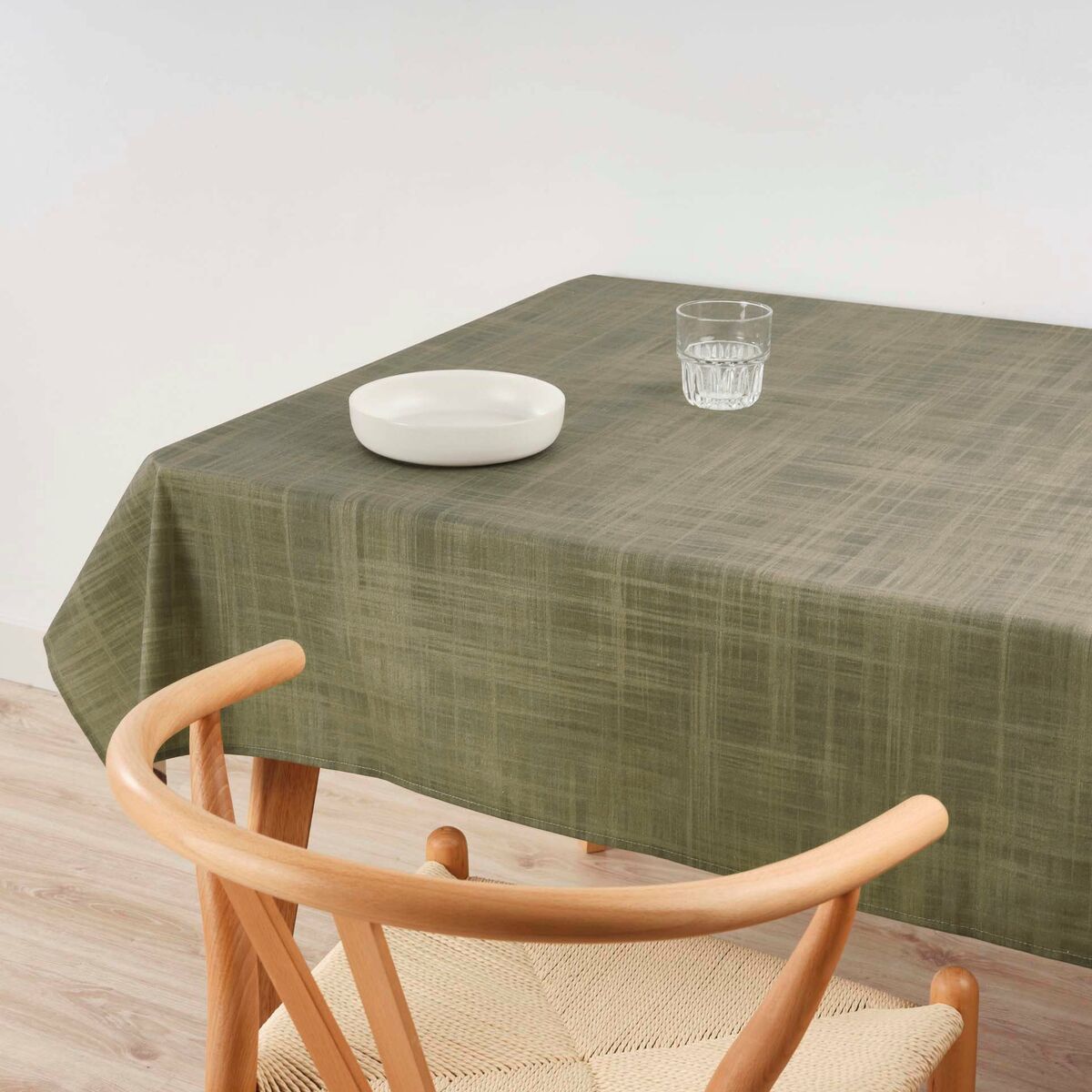 Tablecloth Belum Green 300 x 155 cm Smooth