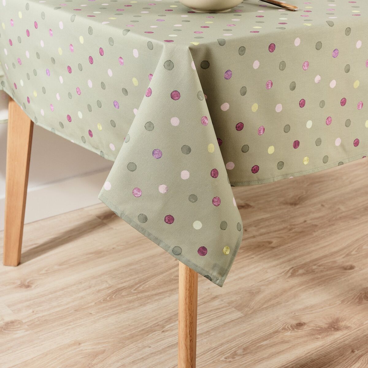 Tablecloth Belum 0120-356 Green 240 x 155 cm Spots