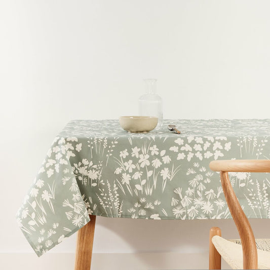 Tablecloth Belum 0120-360 Green 240 x 155 cm Flowers