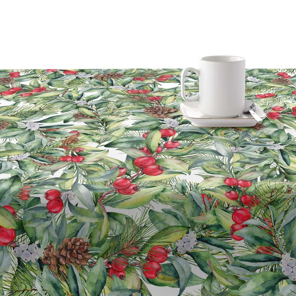 Stain-proof resined tablecloth Belum Christmas Multicolour 250 x 150 cm