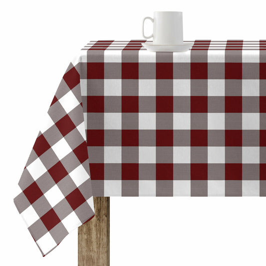 Stain-proof tablecloth Belum Cuadros Maroon 300 x 150 cm Belum