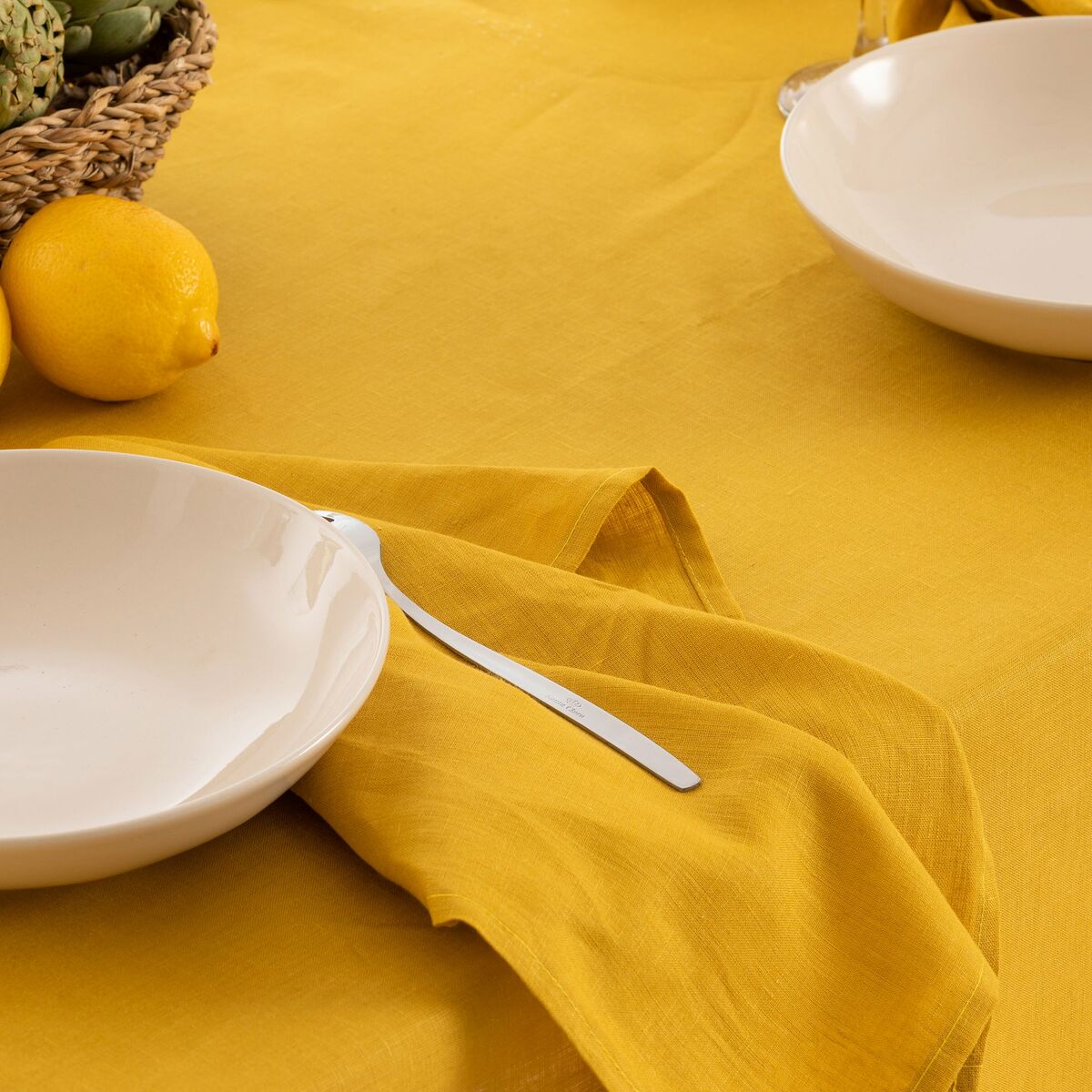 Tablecloth Belum Multicolour Mustard 400 x 150 cm