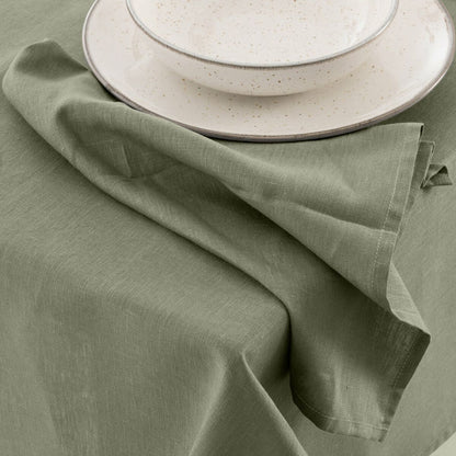 Stain-proof tablecloth Belum Military green 350 x 150 cm