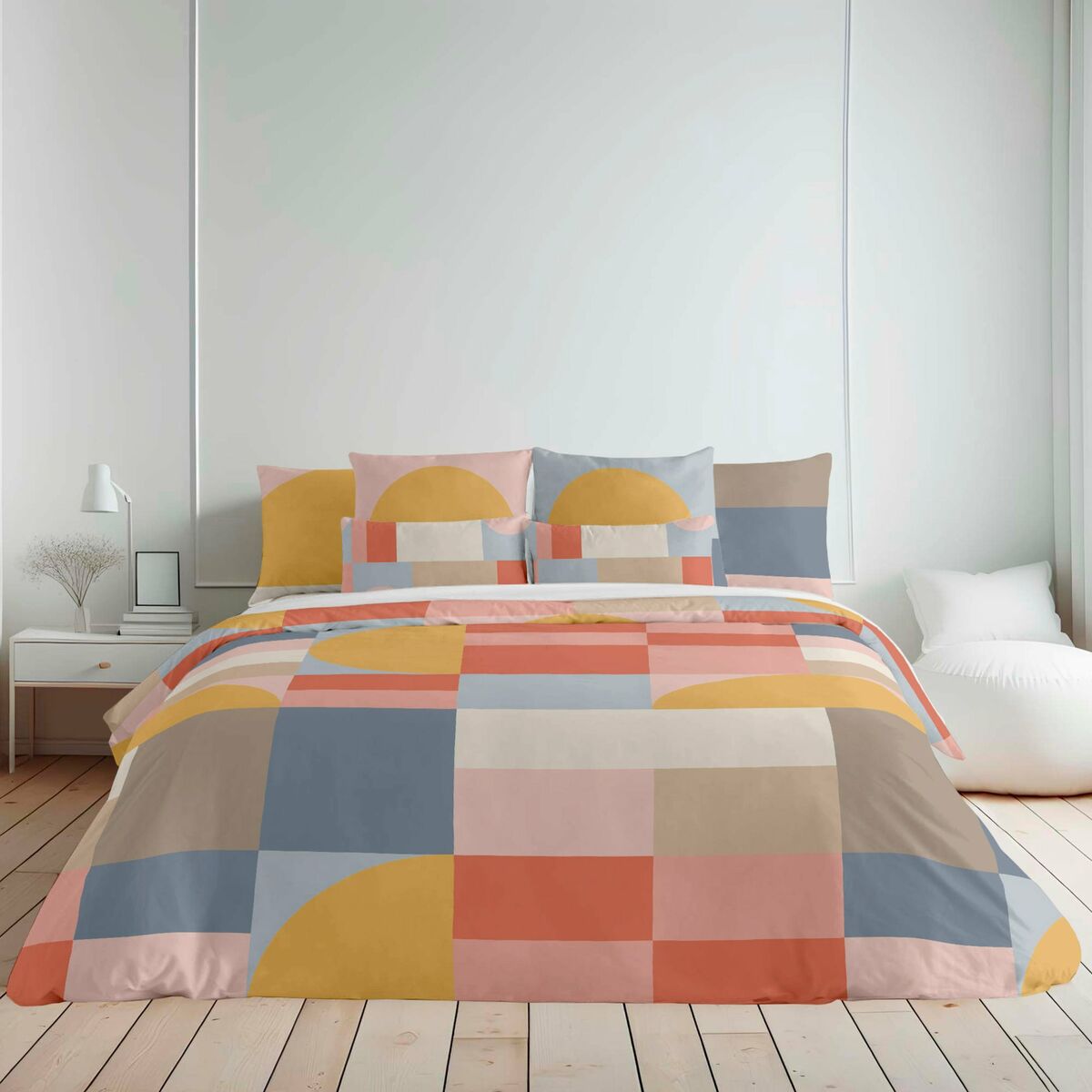 Nordic cover Decolores Weimar Multicolour 175 Threads 140 x 200 cm