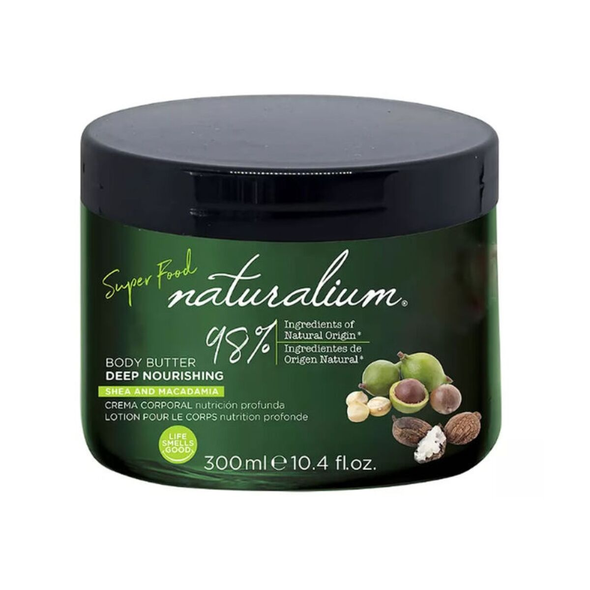 Moisturising Body Cream Naturalium Macadamia 300 ml - Moisturisers and Exfoliants - Naturalium - Default Title