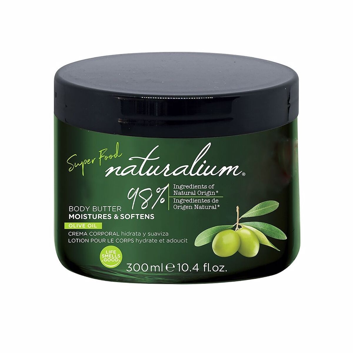 Moisturising Body Cream Naturalium Olive Oil 300 ml - Moisturisers and Exfoliants - Naturalium - Default Title