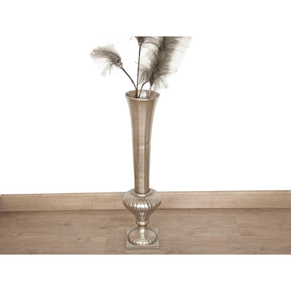 Floor vase Alexandra House Living Silver Aluminium 18 x 70 x 18 cm