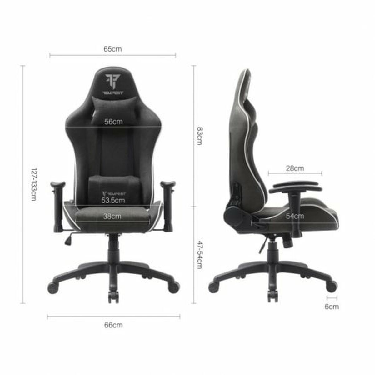 Office Chair Tempest Vanquish White