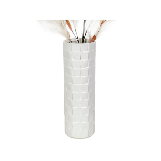 Vase Romimex White Ceramic 13 x 40 x 13 cm Romimex