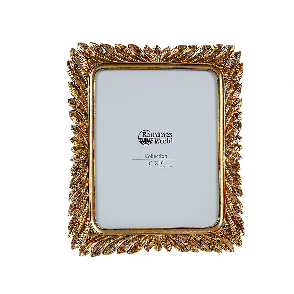 Photo frame Romimex Golden Resin 28 x 33 x 2 cm