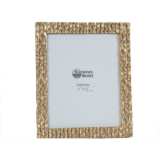 Photo frame Romimex Golden Resin 25 x 30 x 2 cm