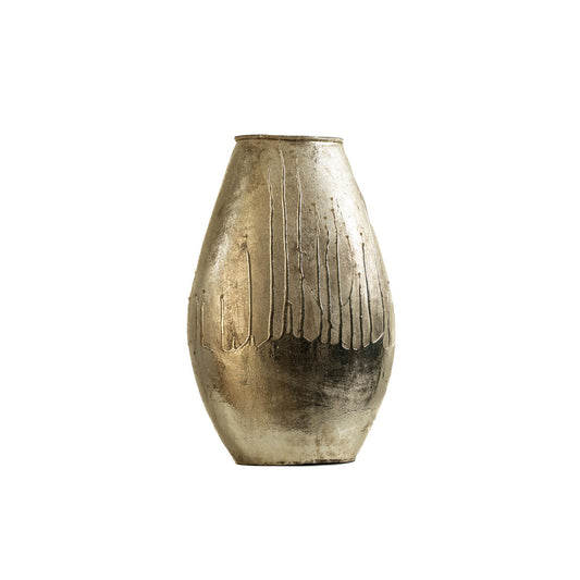 Vase Alexandra House Living Champagne Aluminium 33 x 52 x 14 cm Alexandra House Living