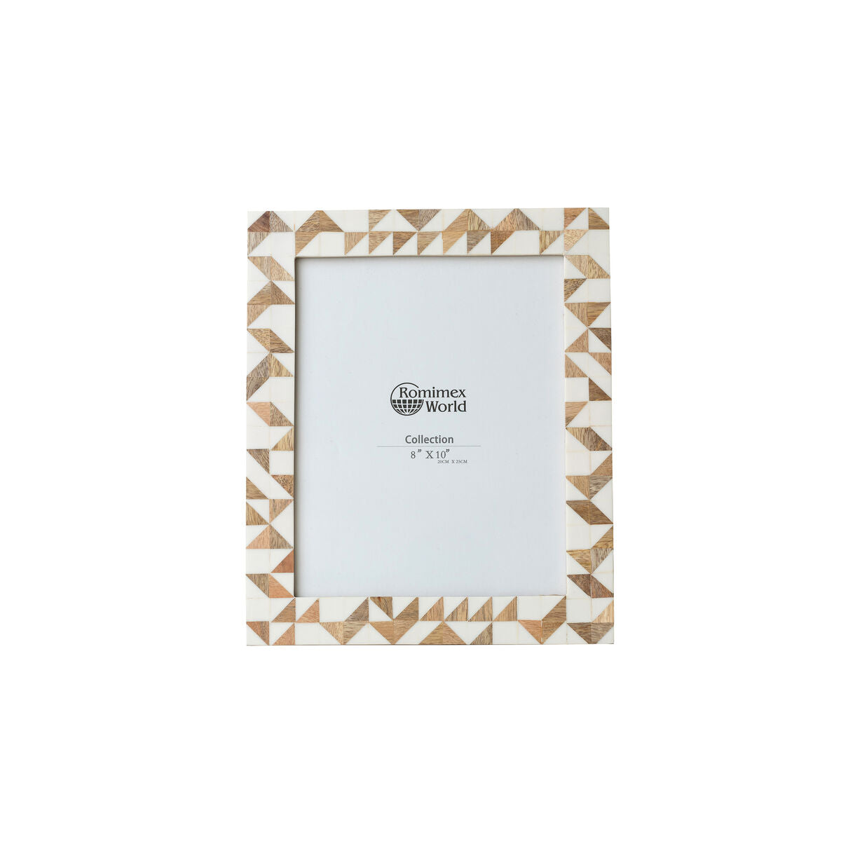 Photo frame Romimex Brown Wood Resin 27 x 32 x 3 cm