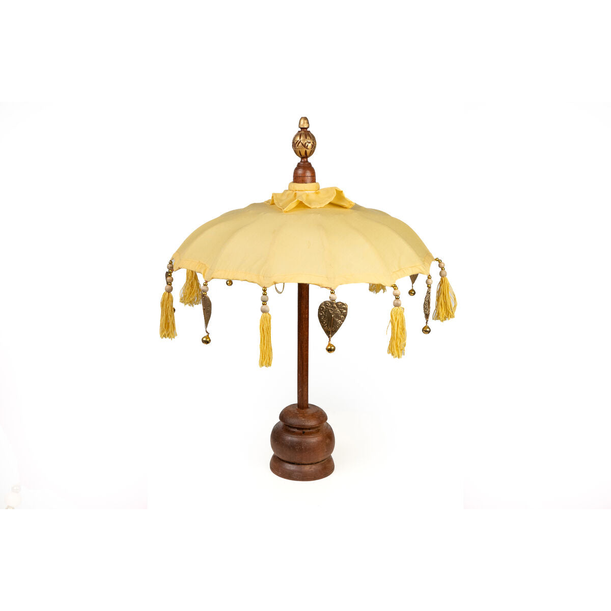 Decorative umbrella Romimex Yellow 35 x 60 x 35 cm