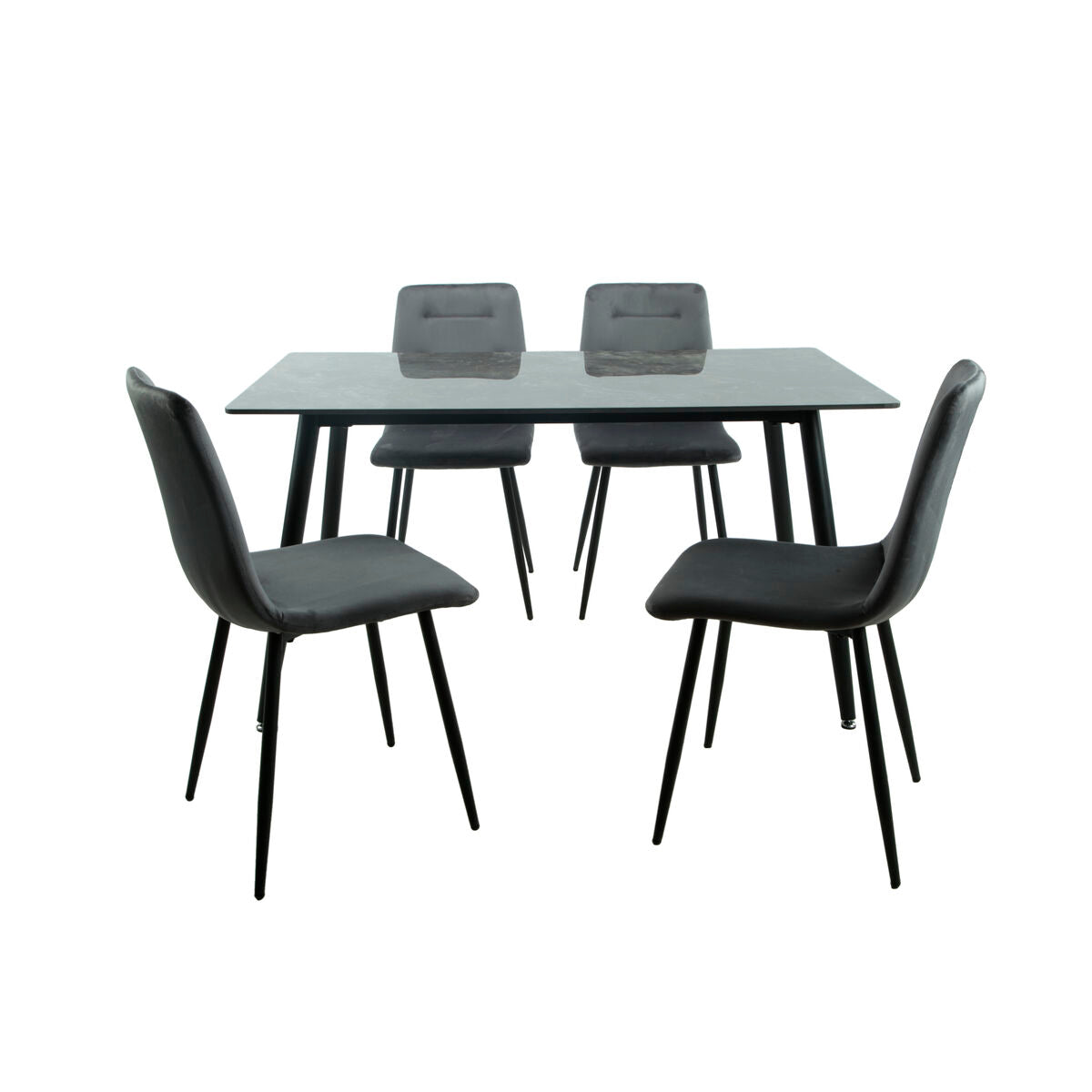 Table set with chairs Romimex 5 Pieces