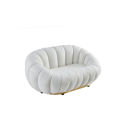 Sofa Romimex White 90 x 60 x 145 cm Romimex