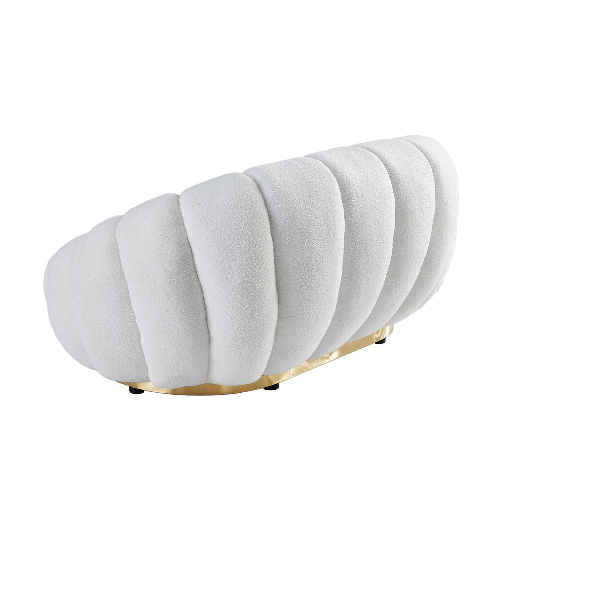 Sofa Romimex White 90 x 60 x 145 cm Romimex