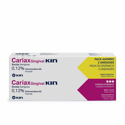 Toothpaste Kin Cariax Gingival (2 Pieces) (2 x 125 ml)