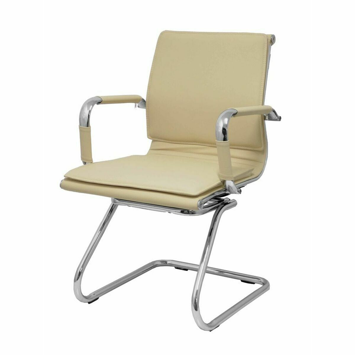 Reception Chair Yeste Confidente Patín P&C 256CPCR White Black Beige