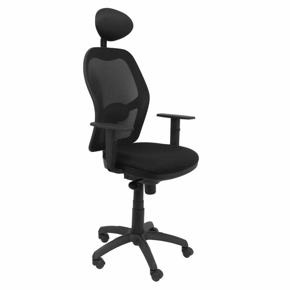 Office Chair with Headrest Jorquera P&C 15SNBALI840C Black