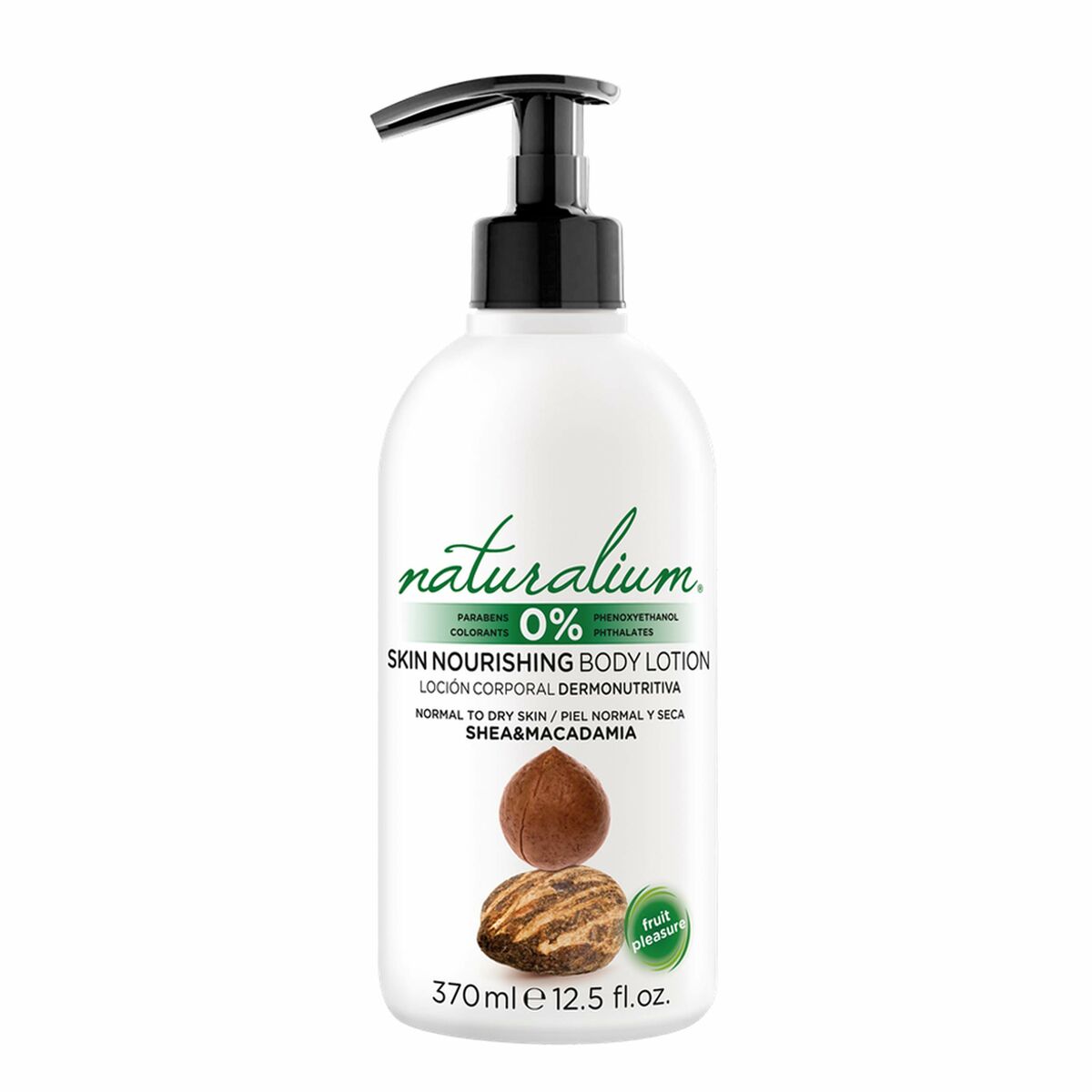 Body Lotion Naturalium 370 ml Shea Butter Macadamia - Moisturisers and Exfoliants - Naturalium - Default Title