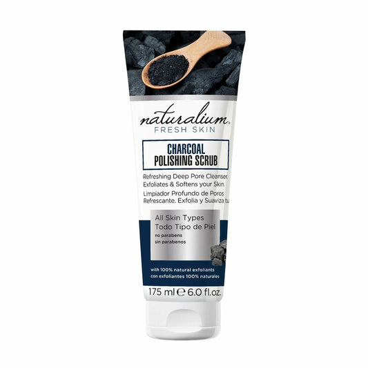 Body Exfoliator Naturalium Fresh Skin 175 ml Active charcoal - Moisturisers and Exfoliants - Naturalium - Default Title