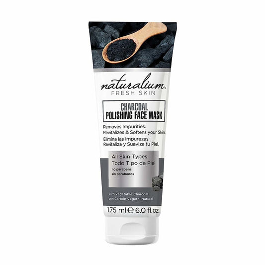 Facial Mask Naturalium Fresh Skin Exfoliant Charcoal 175 ml - Cleansers and exfoliants - Naturalium - Default Title