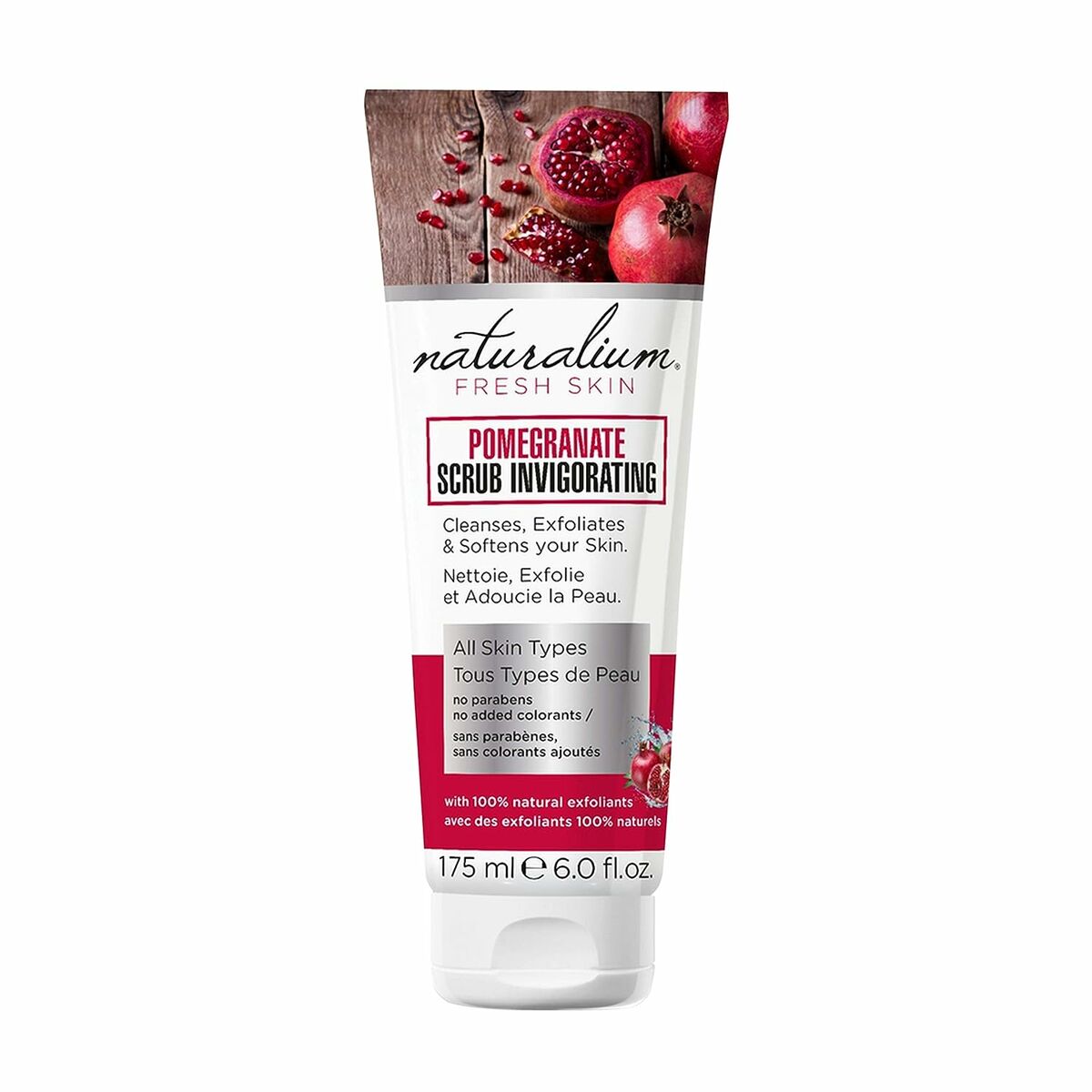 Body Exfoliator Naturalium Fresh Skin 175 ml Pomegranate - Cleansers and exfoliants - Naturalium - Default Title