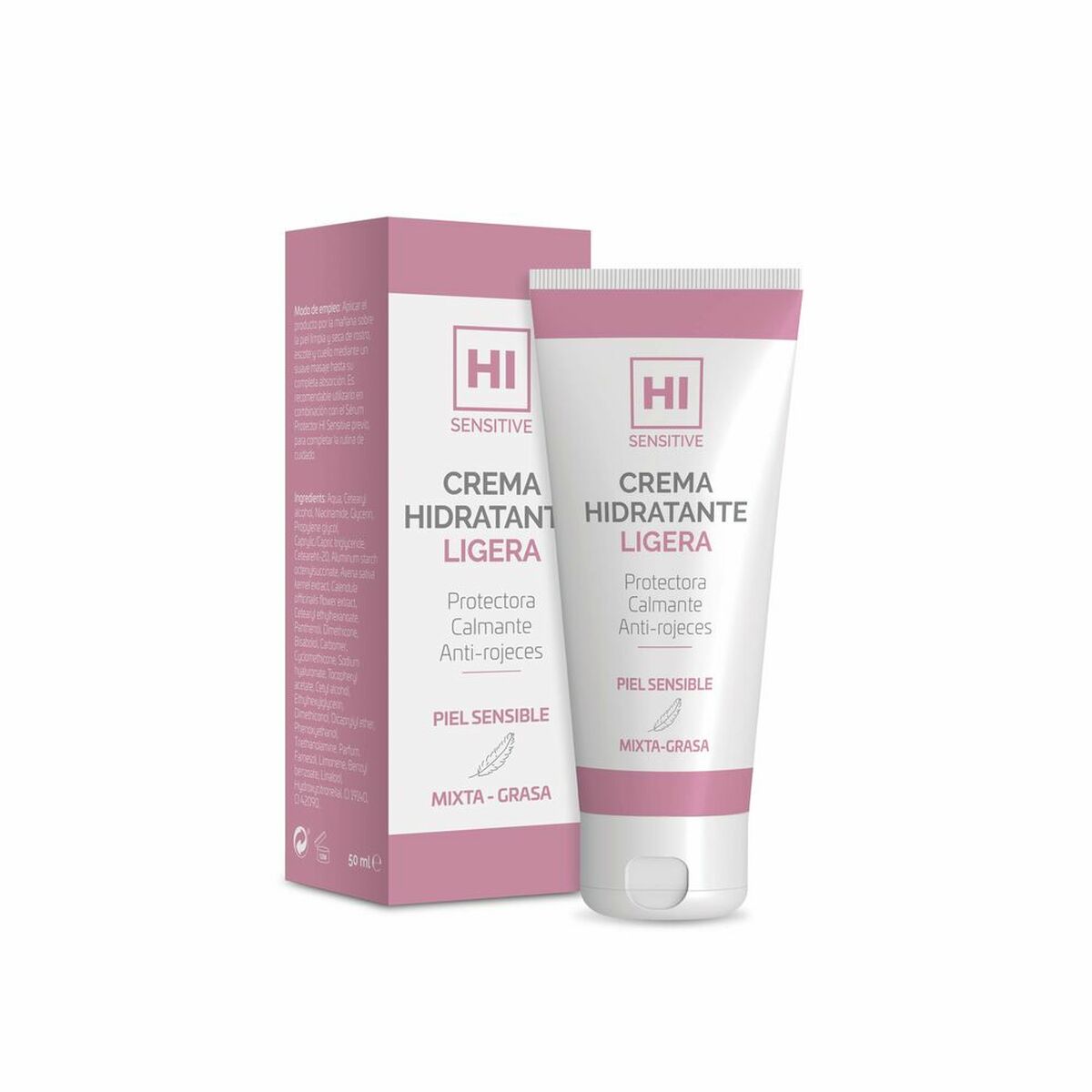 Hydrating Facial Cream Hi Sensitive Ligera Redumodel 92502 30 ml - Anti-wrinkle and moisturising creams - Redumodel - Default Title