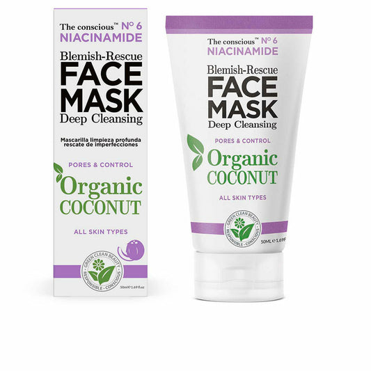 Moisturizing Facial Mask The Conscious Niacinamide Coconut 50 ml The Conscious