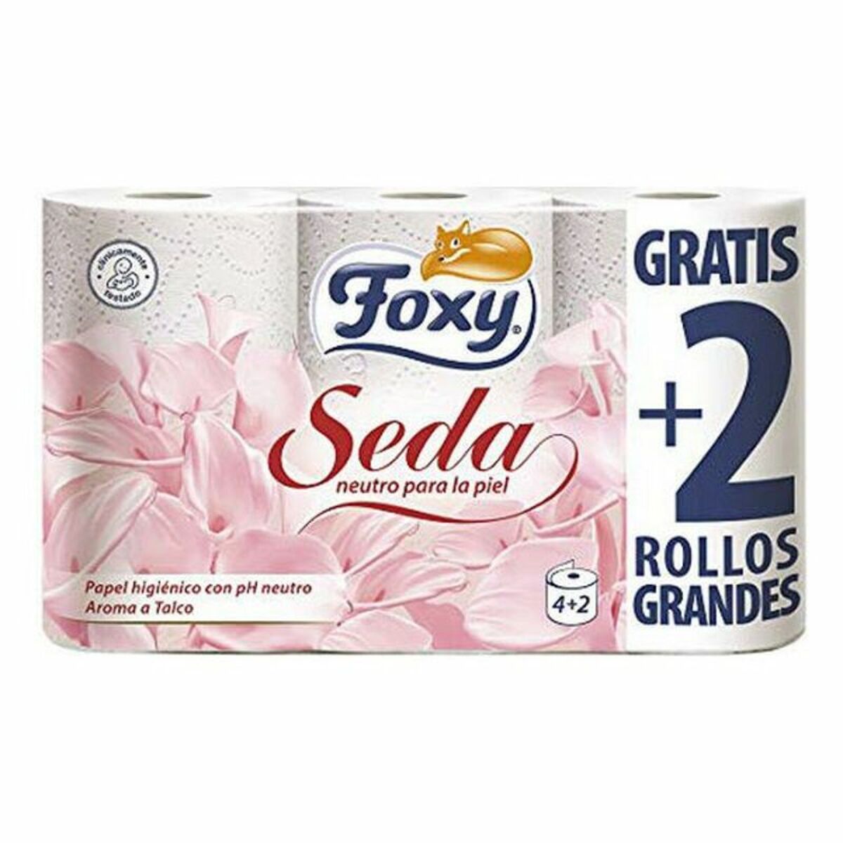 Toilet Roll Seda PH Neutro Foxy (6 uds) - Intimate hygiene - Foxy - Default Title