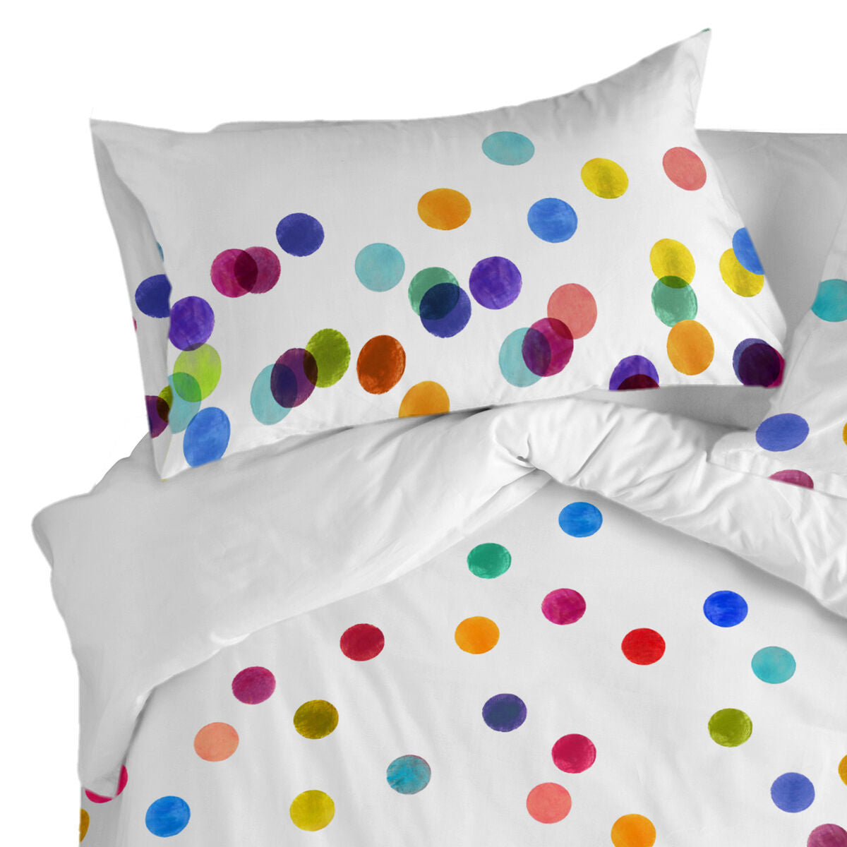 Pillowcase set HappyFriday Confetti Multicolour 50 x 75 cm 2 Pieces