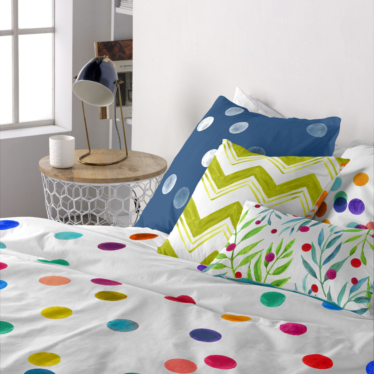 Pillowcase set HappyFriday Confetti Multicolour 50 x 75 cm 2 Pieces