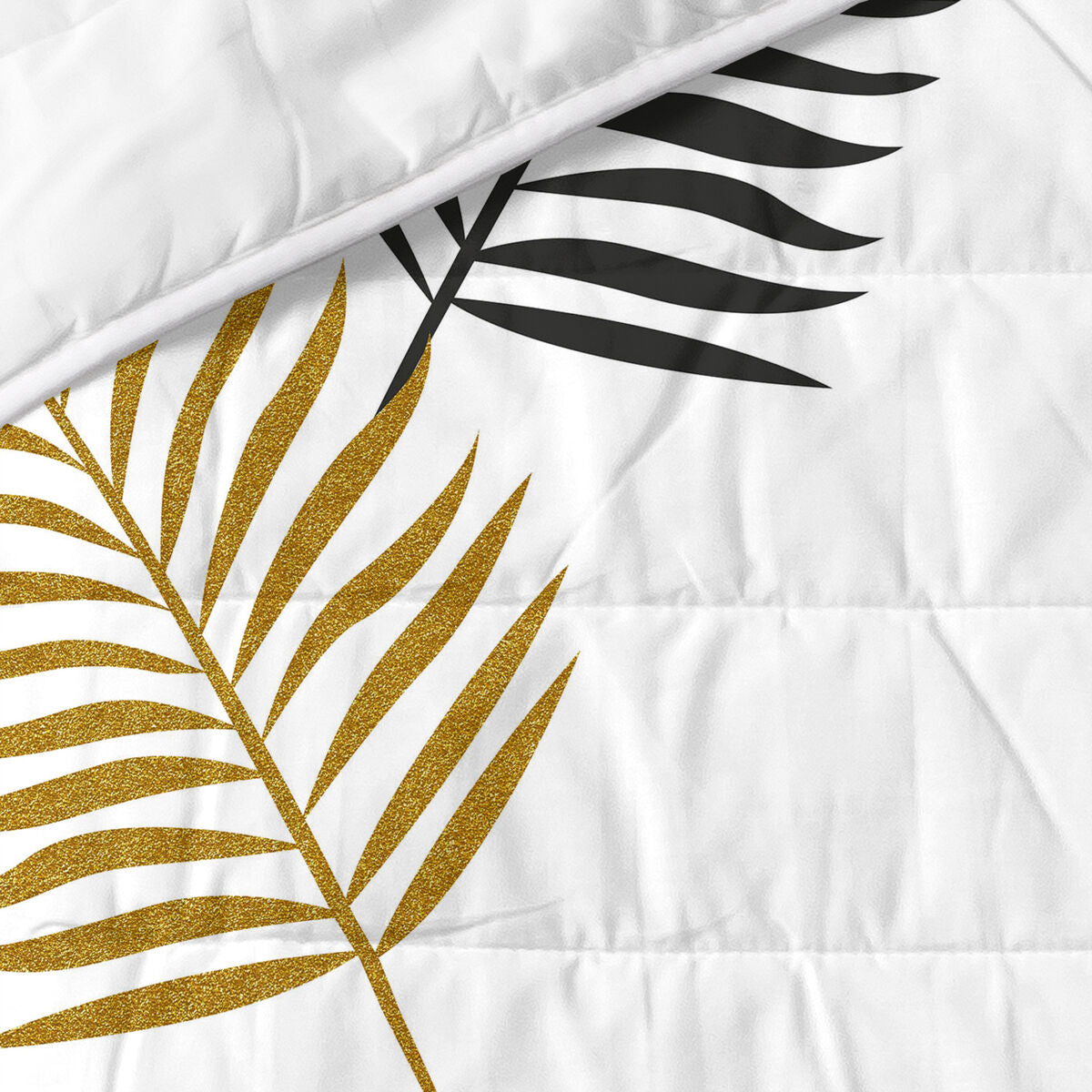 Bedspread (quilt) HappyFriday Blanc Foliage Multicolour 180 x 260 cm