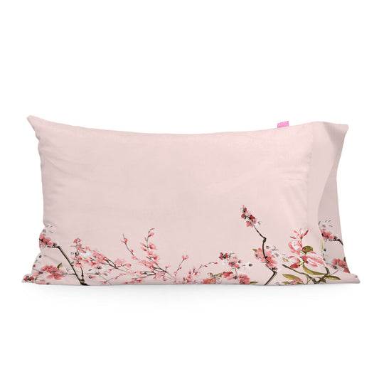 Pillowcase HappyFriday Chinoiserie rose Multicolour 50 x 75 cm (2 Units)