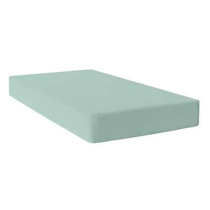 Fitted bottom sheet HappyFriday Basic Mint 160 x 200 x 32 cm