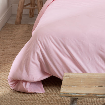 Nordic cover HappyFriday Basic Light Pink 140 x 200 cm