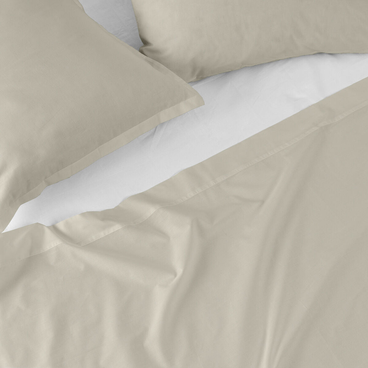 Top sheet HappyFriday Basic Beige 210 x 270 cm