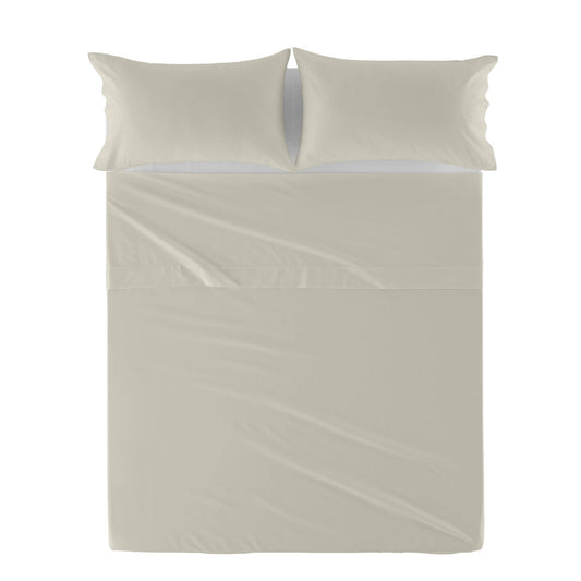 Top sheet HappyFriday Basic Beige 210 x 270 cm