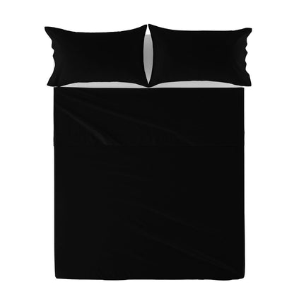 Top sheet HappyFriday Basic Black 180 x 270 cm