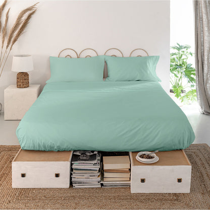 Top sheet HappyFriday Basic Mint 180 x 270 cm