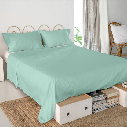 Top sheet HappyFriday Basic Mint 160 x 270 cm