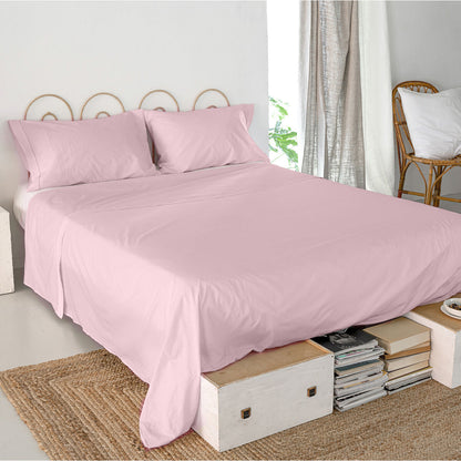 Top sheet HappyFriday Basic Light Pink 160 x 270 cm