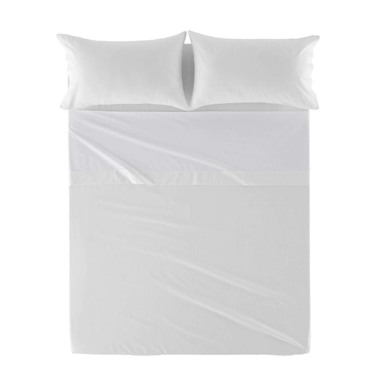 Top sheet HappyFriday Basic White 260 x 270 cm