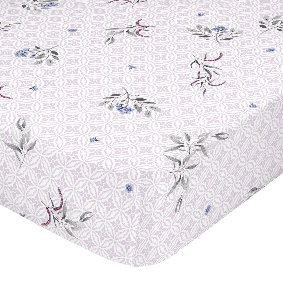 Fitted sheet HappyFriday Delicate Multicolour 140 x 200 x 32 cm