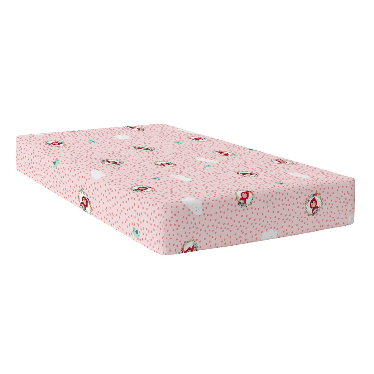 Fitted sheet HappyFriday MR FOX Multicolour 105 x 200 x 32 cm