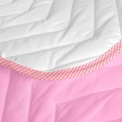 Bedspread (quilt) HappyFriday Basic Kids Arista Pink 200 x 260 cm